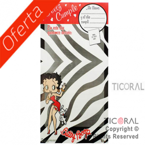BETTY BOOP PERGAMINO P/FIRMAR x 2